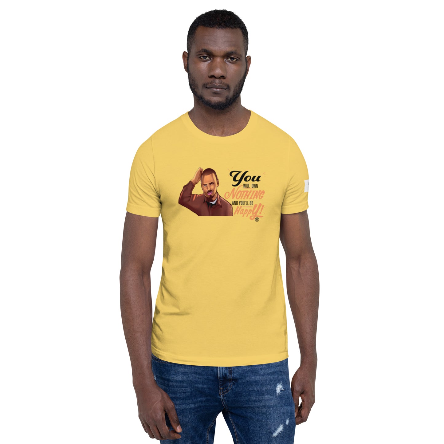 Men's t-shirt You will own nothing and you'll be happy